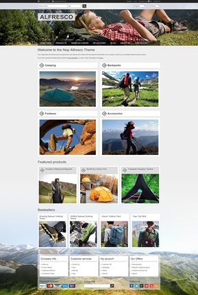 Alfresco Theme - Home Page