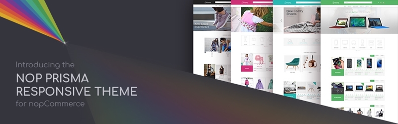 Nop Prisma Theme released for nopCommerce 3.90
